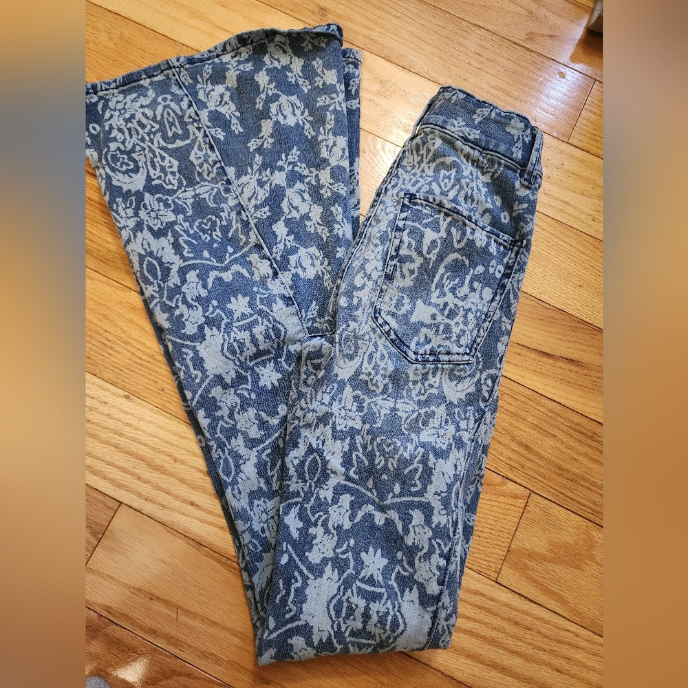 Free People floral bell bottoms.